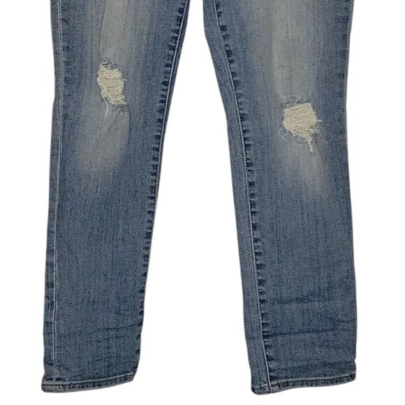 KUT FROM THE KLOTH Adele Slouchy Boyfriend Distressed Light Wash Denim Jeans 2 - Picture 3 of 7